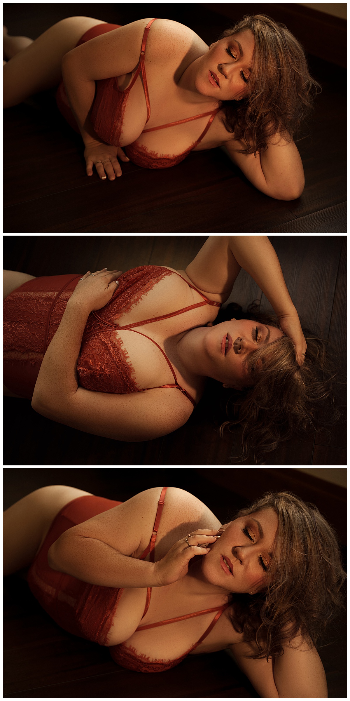 Person lays on the floor for Emma Christine Photography